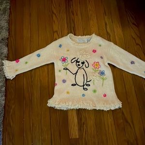 this is a homemade sweater from Flapdoodles Studio.